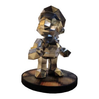 Super Mario 64 (Metal Mario) Statue