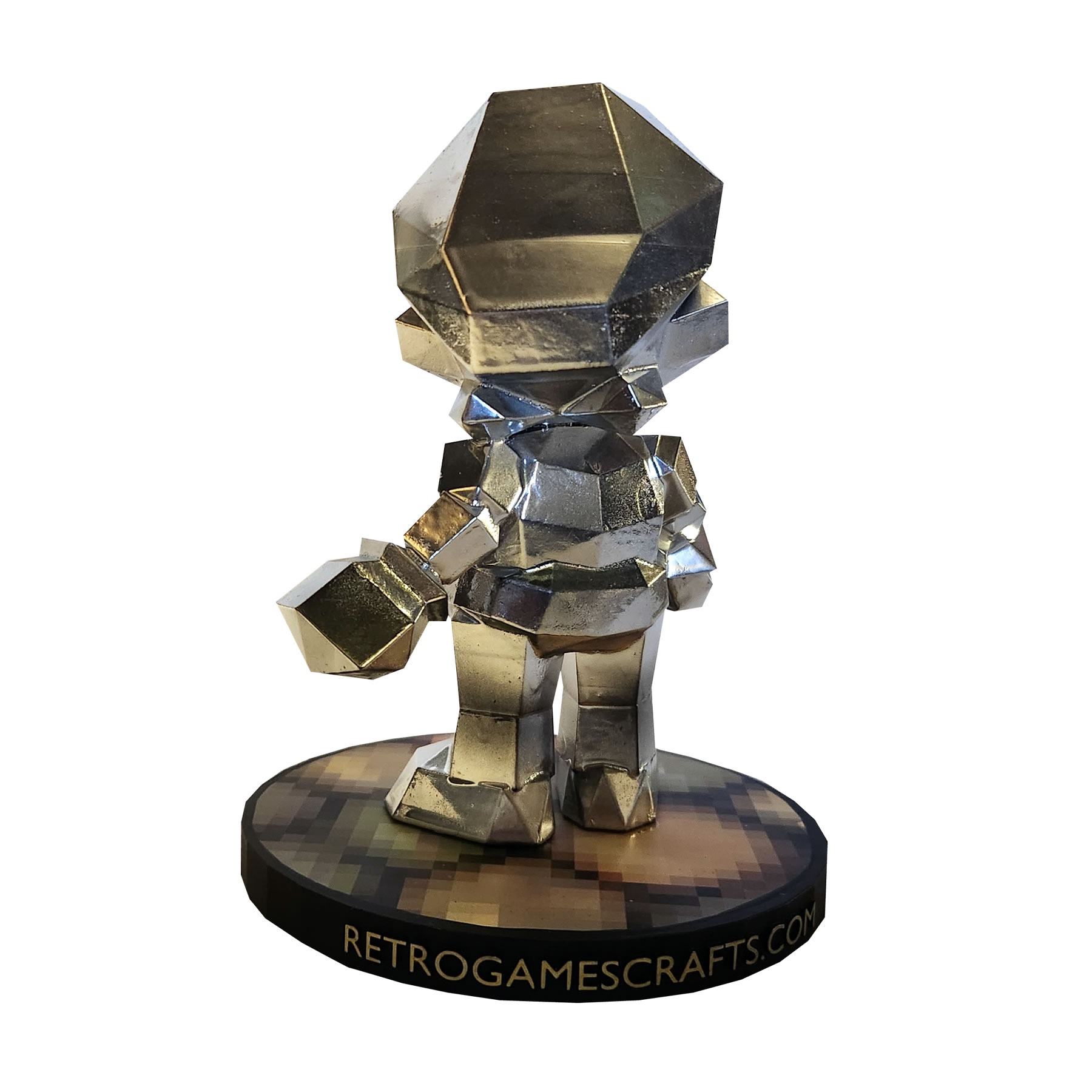 Super Mario 64 (Metal Mario) Statue - Image 4