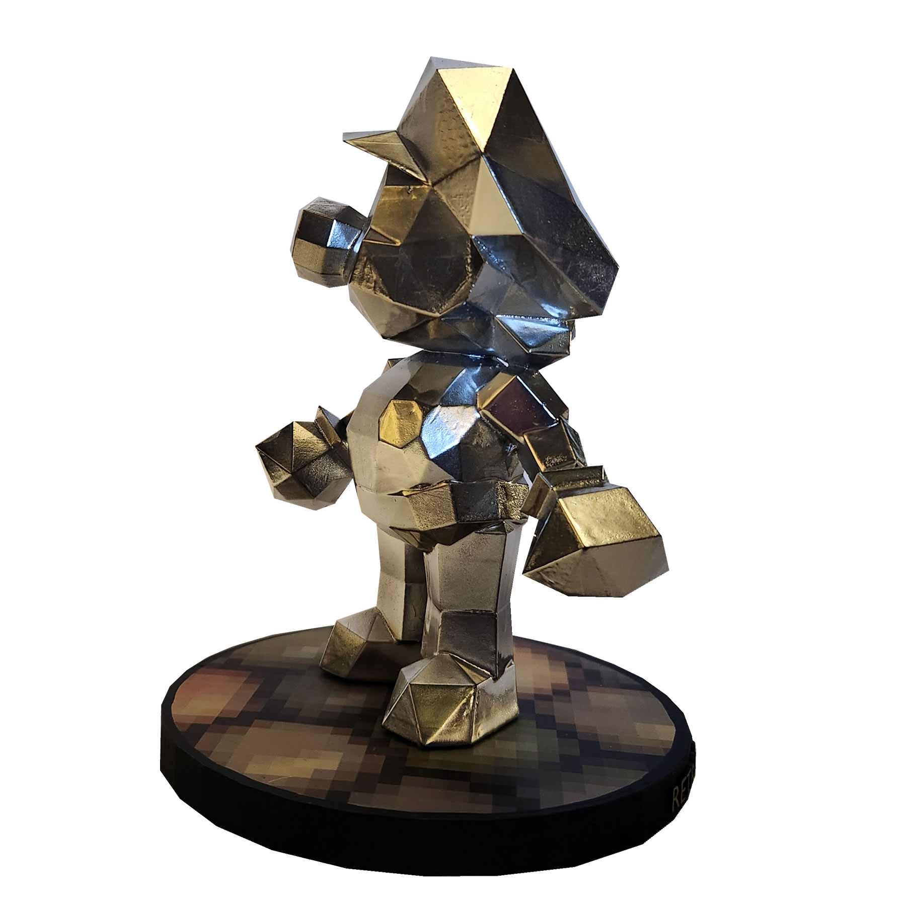 Super Mario 64 (Metal Mario) Statue - Image 3