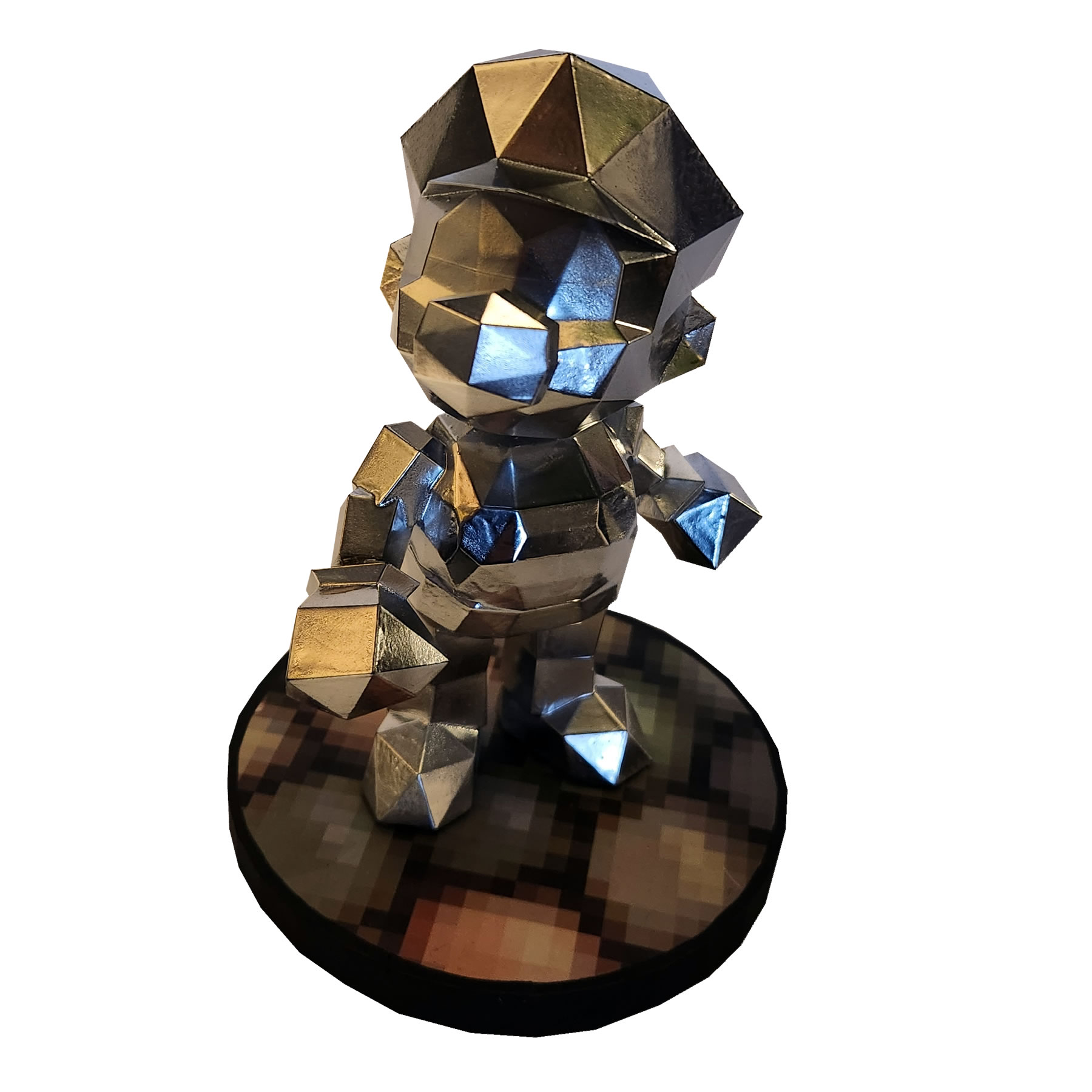 Super Mario 64 (Metal Mario) Statue - Image 2