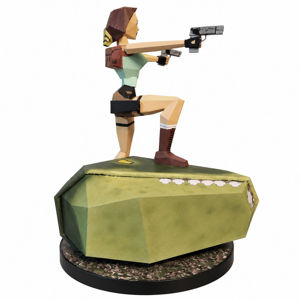 Tomb Raider (Lara vs. T-Rex) Statue - Image 3