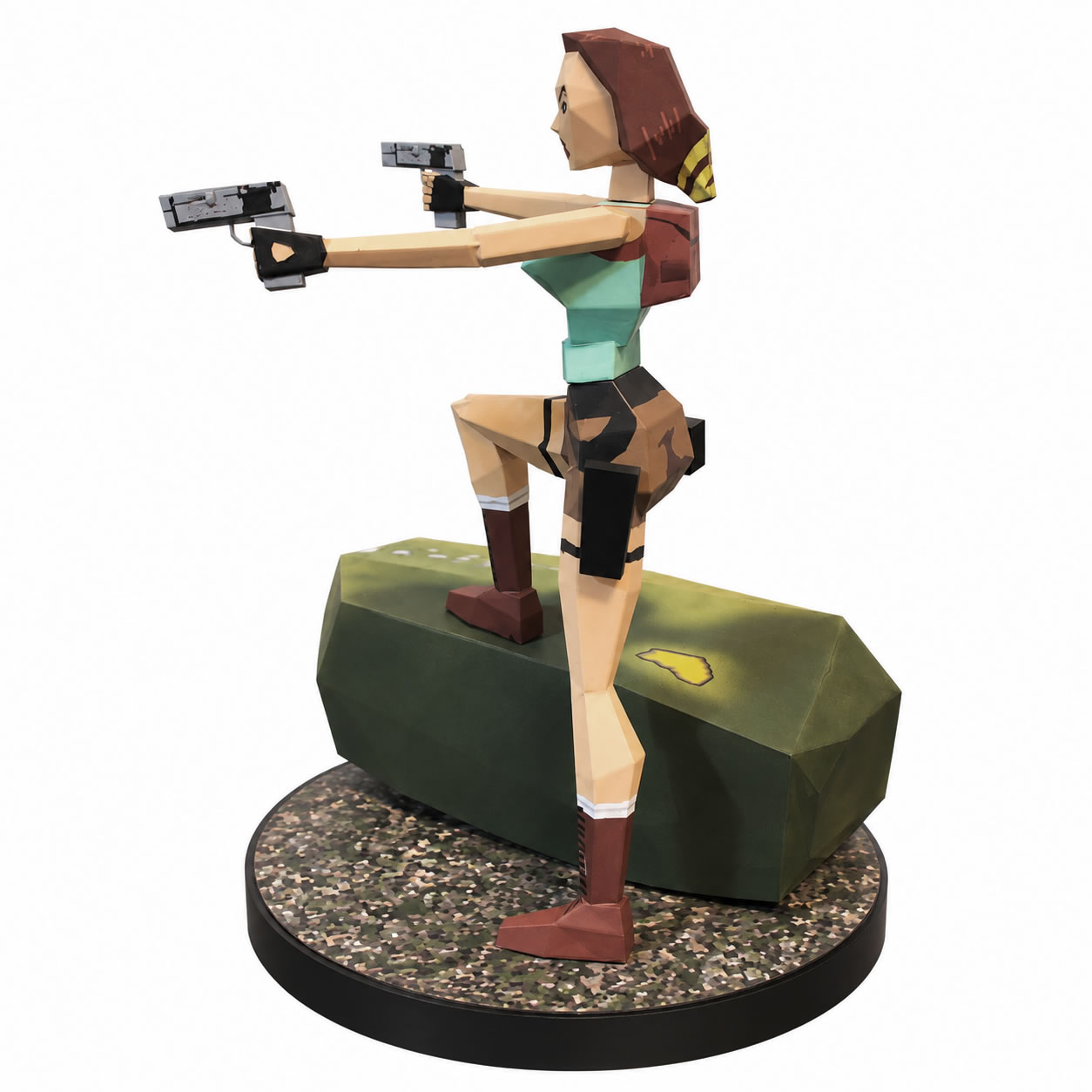 Tomb Raider (Lara vs. T-Rex) Statue - Image 2