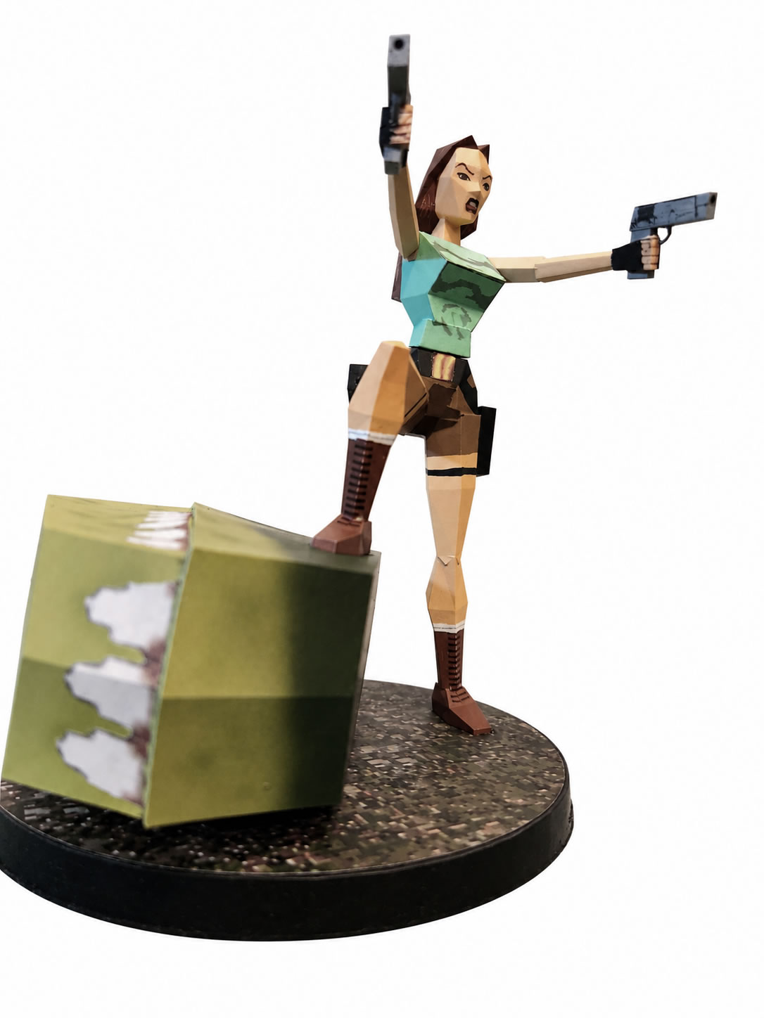 Tomb Raider (Lara vs. T-Rex) Statue - Image 7