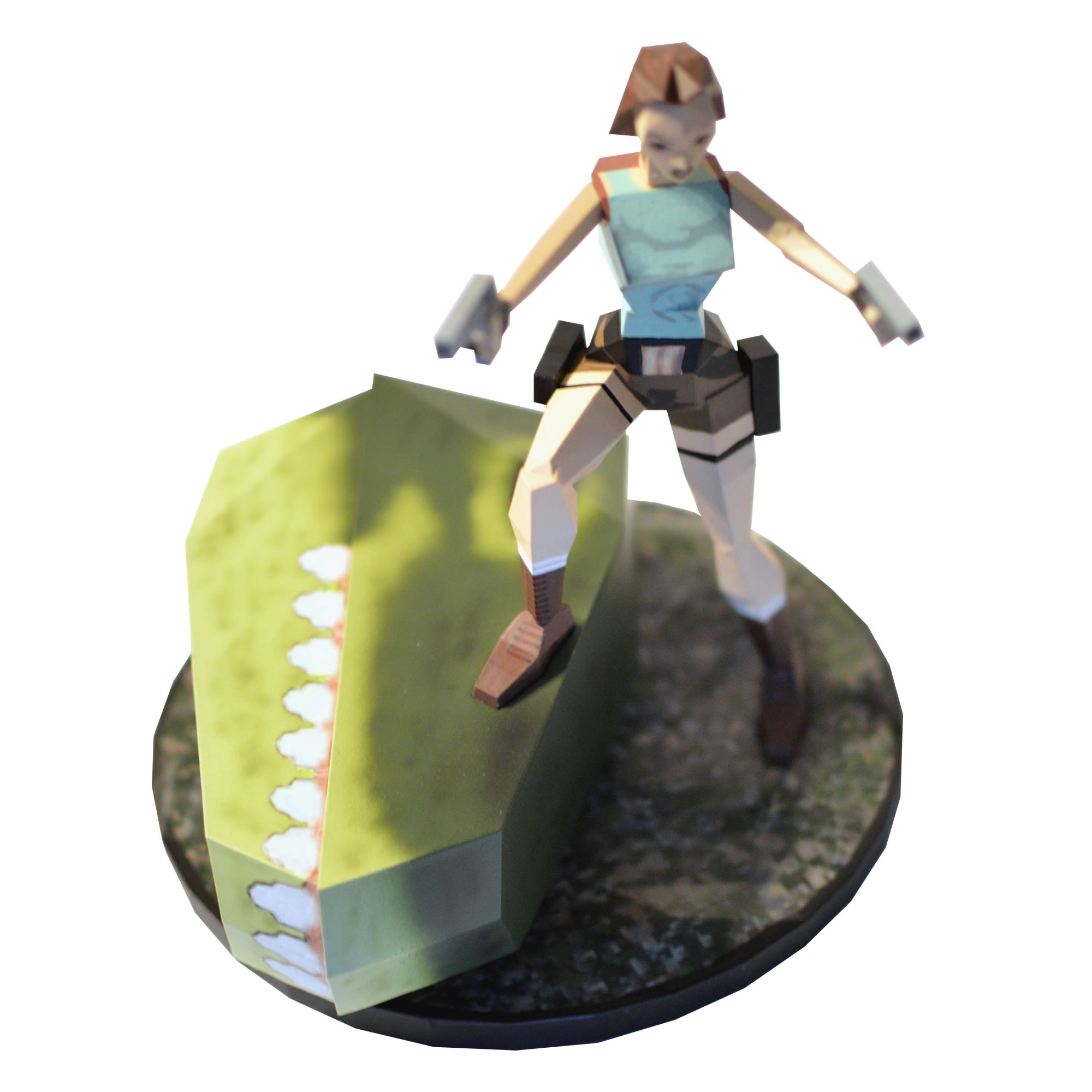 Tomb Raider (Lara vs. T-Rex) Statue - Image 4
