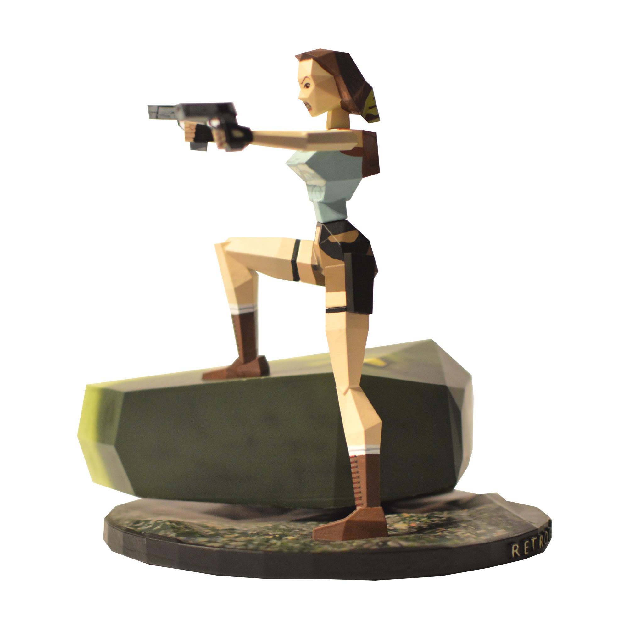 Tomb Raider (Lara vs. T-Rex) Statue - Image 3
